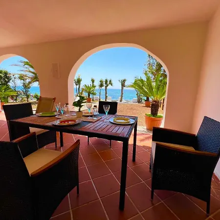Casale Fronte Mare - With Swimming Pool In Front Of The Вилла Porto Columbu - Perd'E Sali