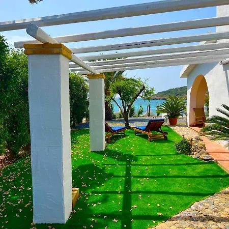 Casale Fronte Mare - With Swimming Pool In Front Of The فيلة Porto Columbu - Perd'E Sali