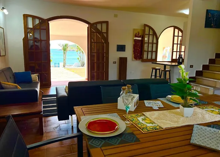 Casale Fronte Mare - With Swimming Pool In Front Of The Villa Porto Columbu - Perd'E Sali
