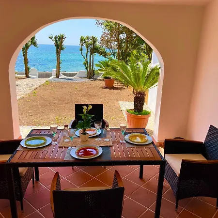 Villa Casale Fronte Mare - With Swimming Pool In Front Of The