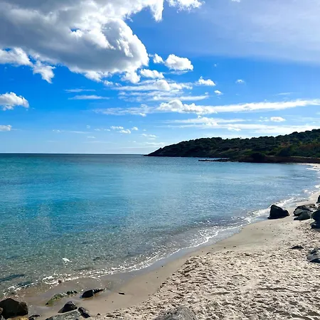 Villa Casale Fronte Mare - With Swimming Pool In Front Of The Porto Columbu - Perd'E Sali
